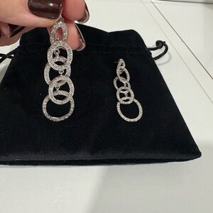 Sterling Silver Dangle chandelier Earrings